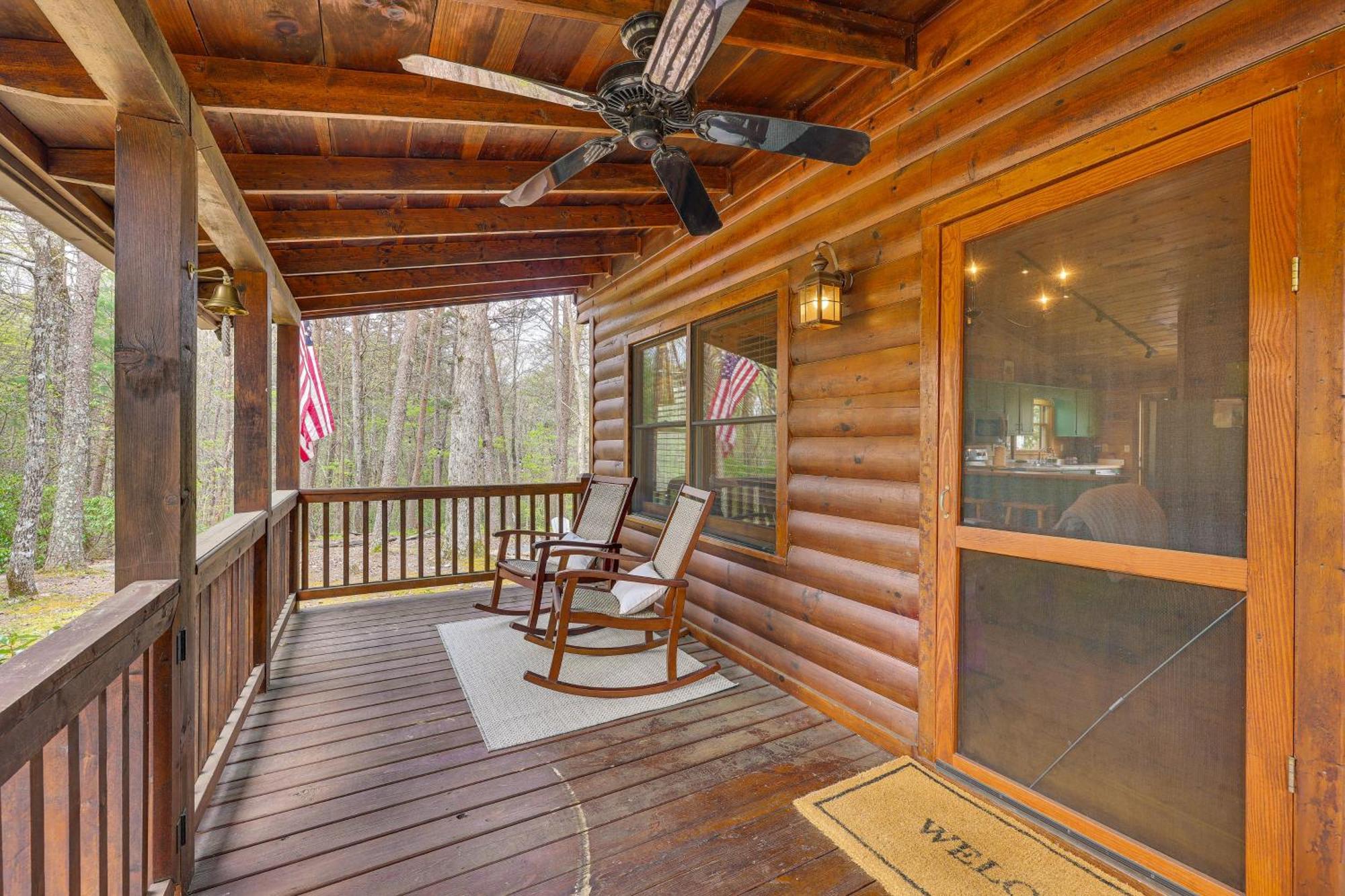 בלו רידג' Cozy Cabin In Private Location With Hot Tub And Grill! מראה חיצוני תמונה