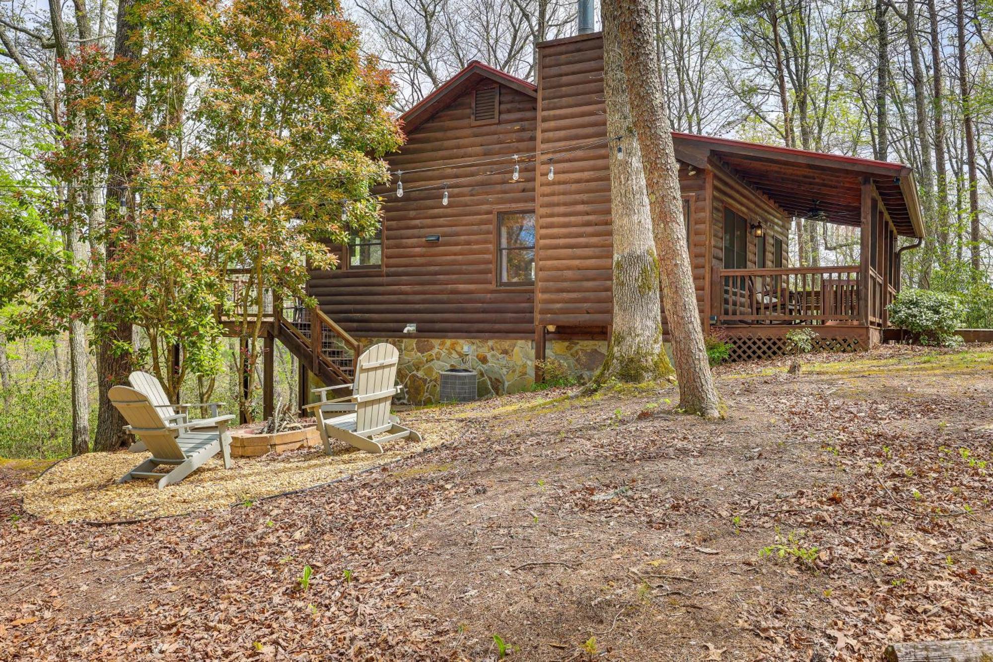 בלו רידג' Cozy Cabin In Private Location With Hot Tub And Grill! מראה חיצוני תמונה