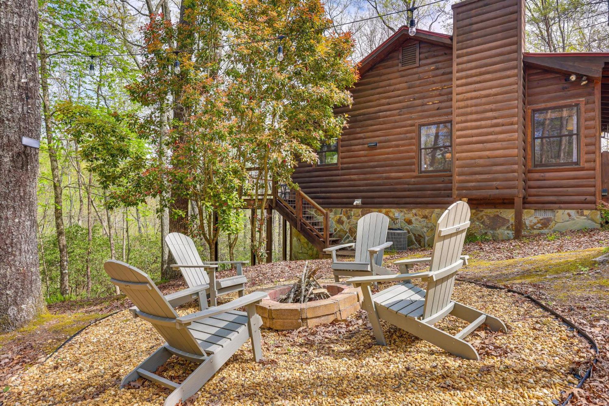 בלו רידג' Cozy Cabin In Private Location With Hot Tub And Grill! מראה חיצוני תמונה